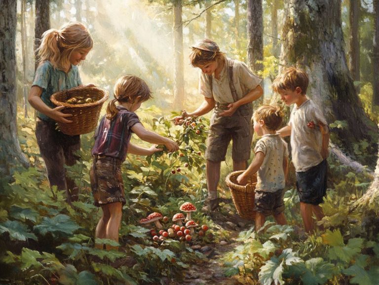 How to Teach Foraging Techniques to Kids