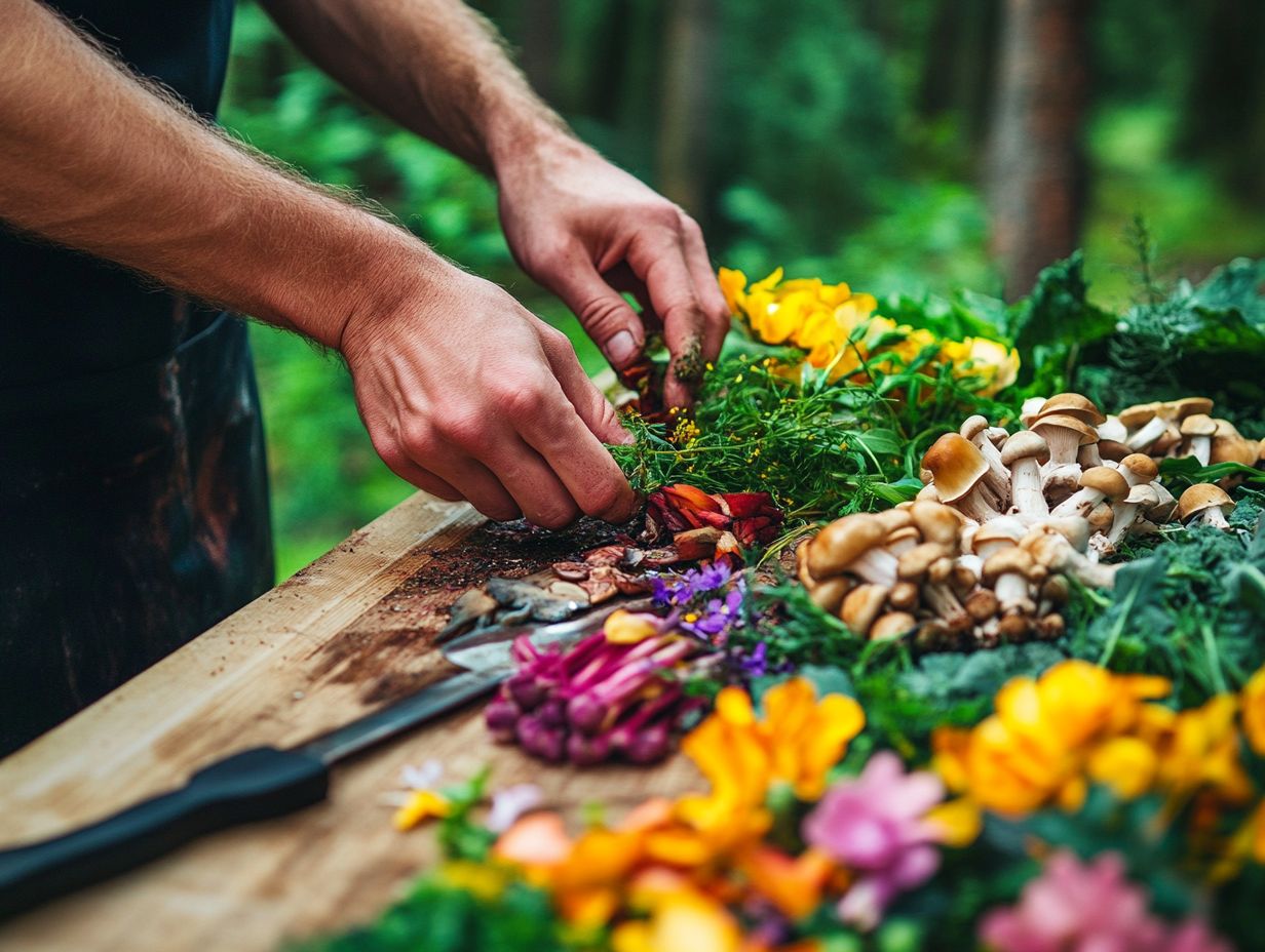 Types of Foraged Ingredients