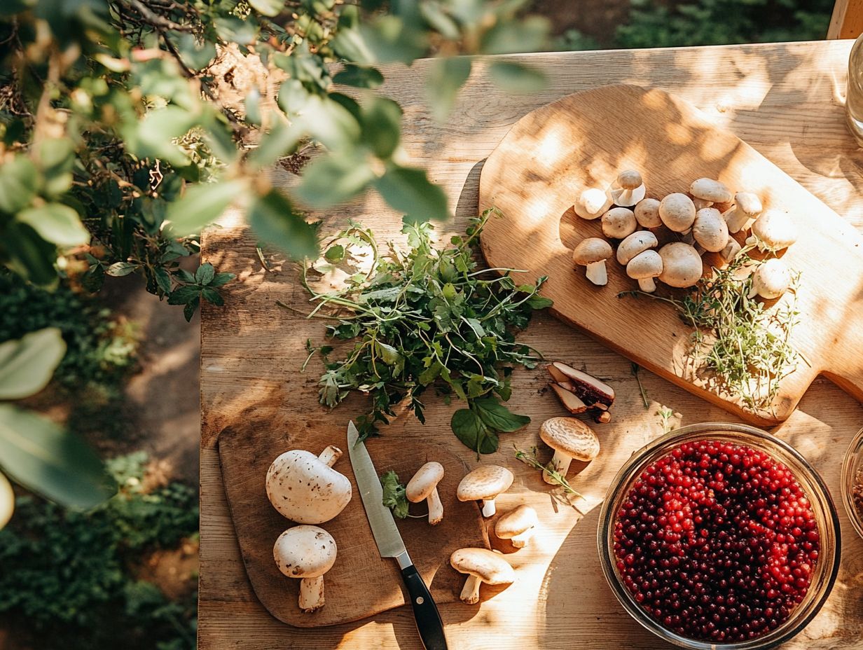 Incorporating Foraged Foods in Cooking