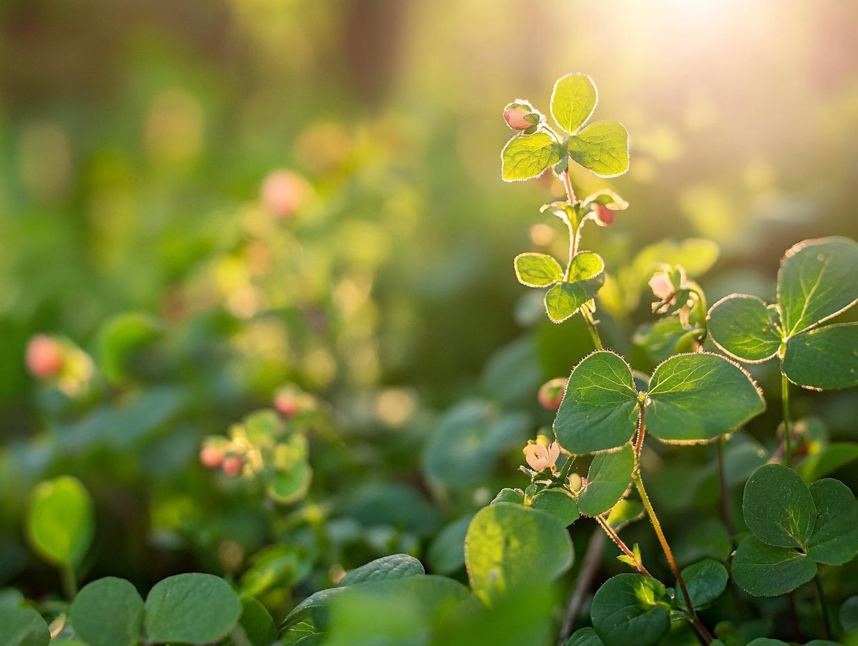 A graphic representing frequently asked questions about identifying edible plants in Michigan.