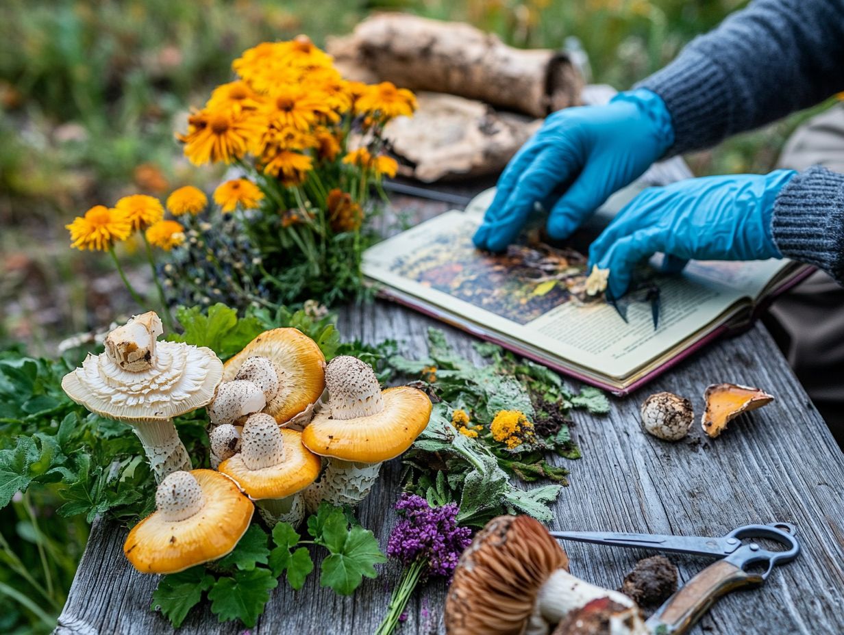 Image showing common concerns about foraging in nature