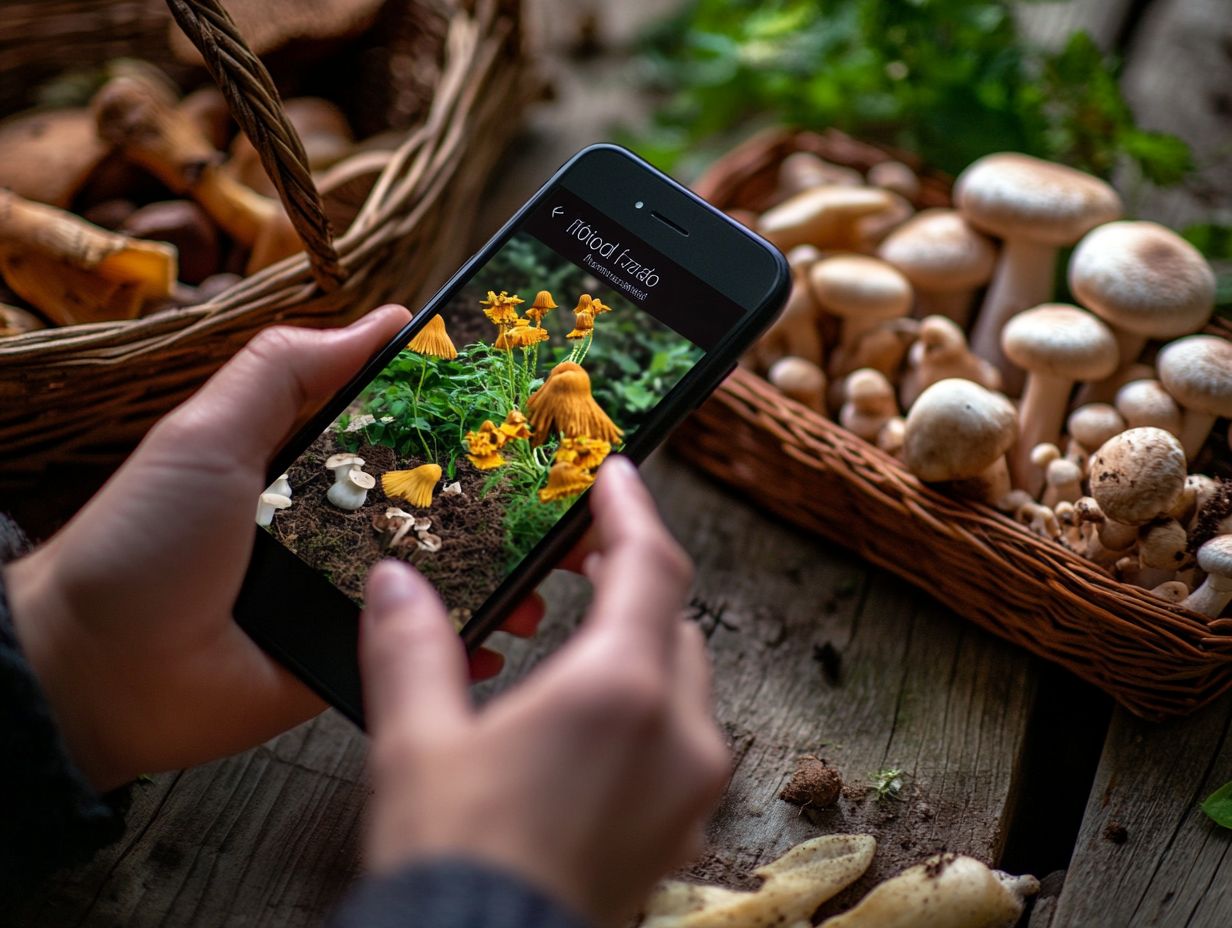 Image showing frequently asked questions about local foraging apps