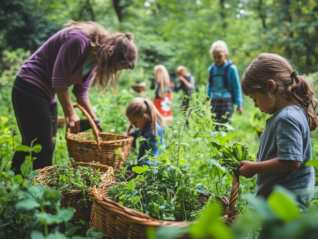 Image illustrating the importance of local foraging events