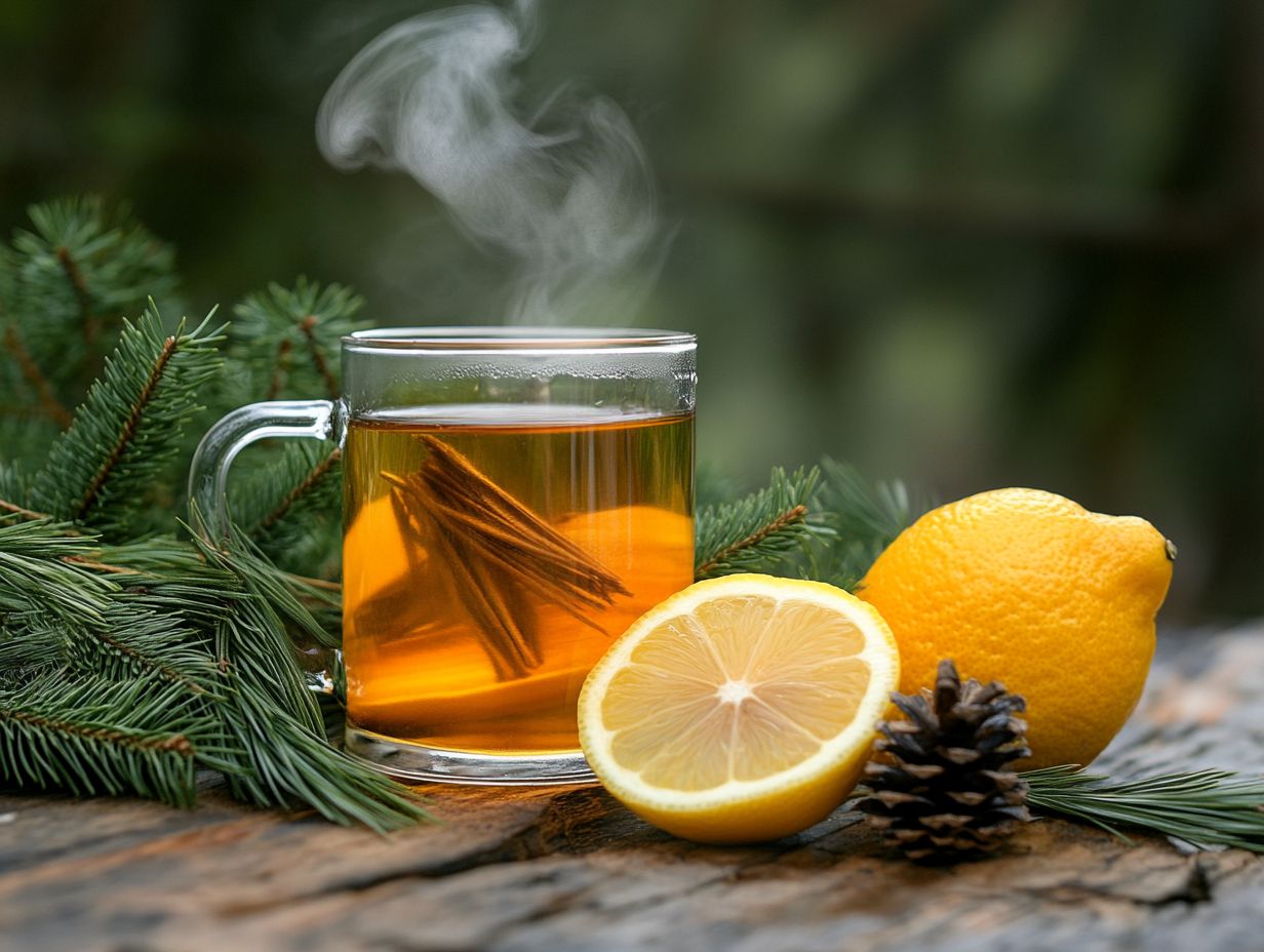 Can Pine Needle Tea help with respiratory issues?