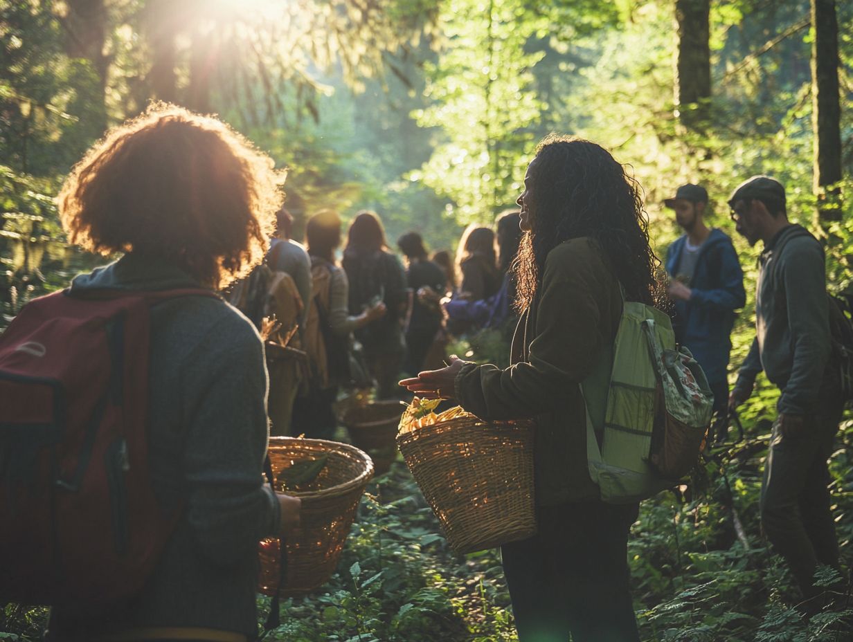 What is ethical foraging and its connection to food justice?