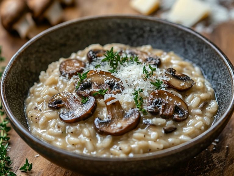 Savory Wild Mushroom Risotto Recipe