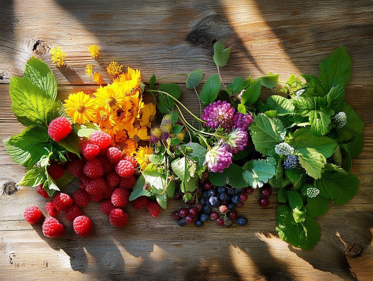 Image showing poisonous plants that look similar to edible ones