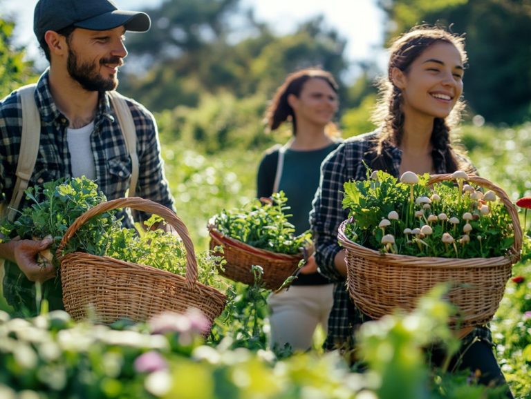 Seasonal Foraging: Building Community Through Edibles