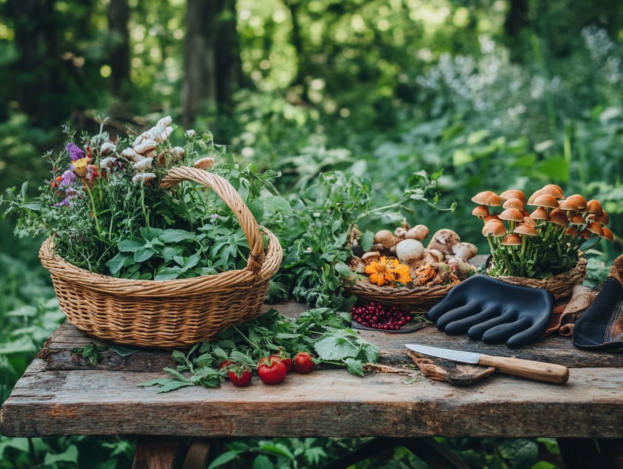 Essential Tools and Supplies for Summer Foraging