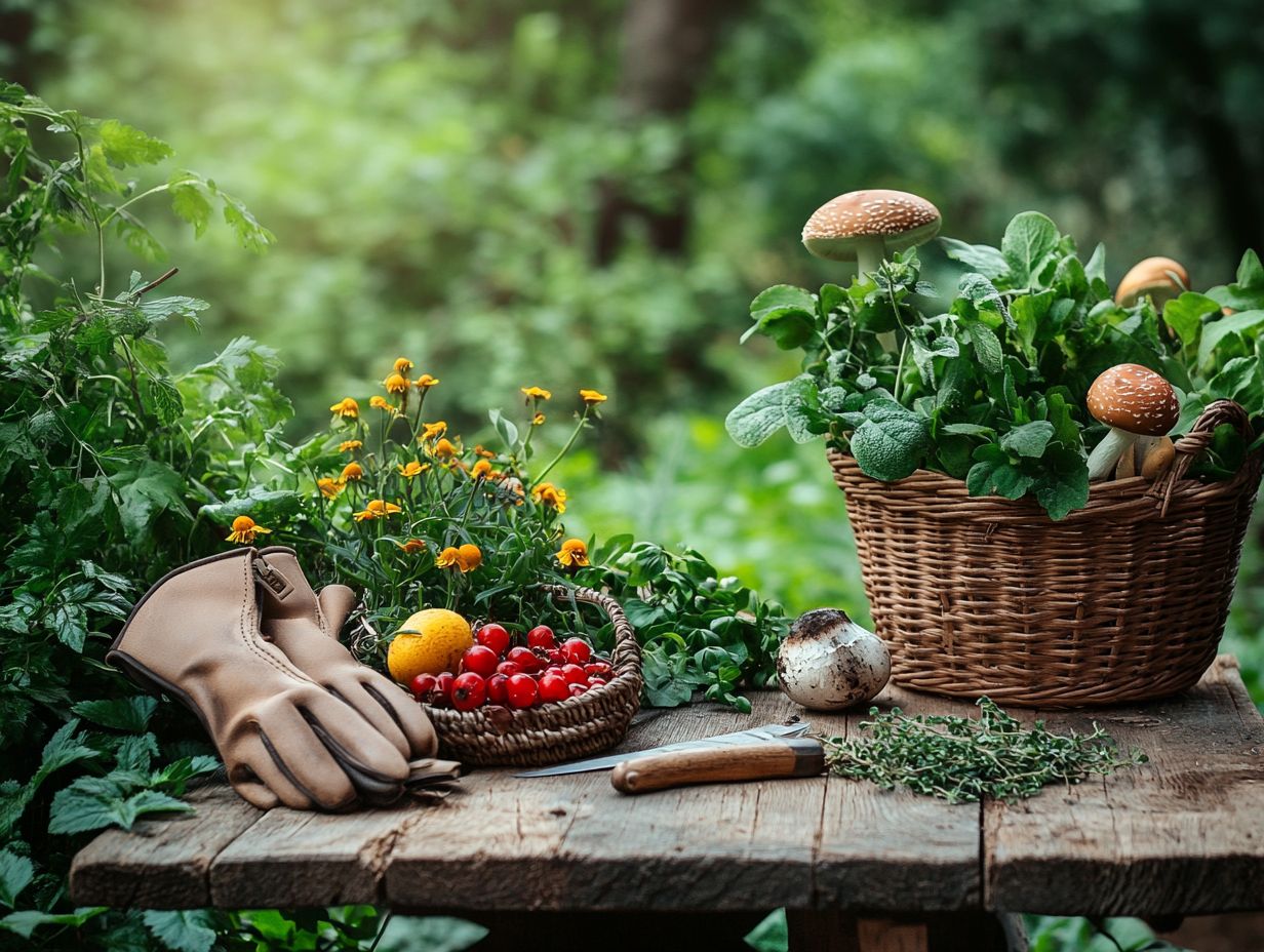 Preparing and Cooking Wild Foraged Foods