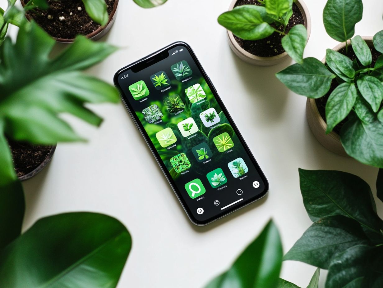 Various Apps for Plant Identification