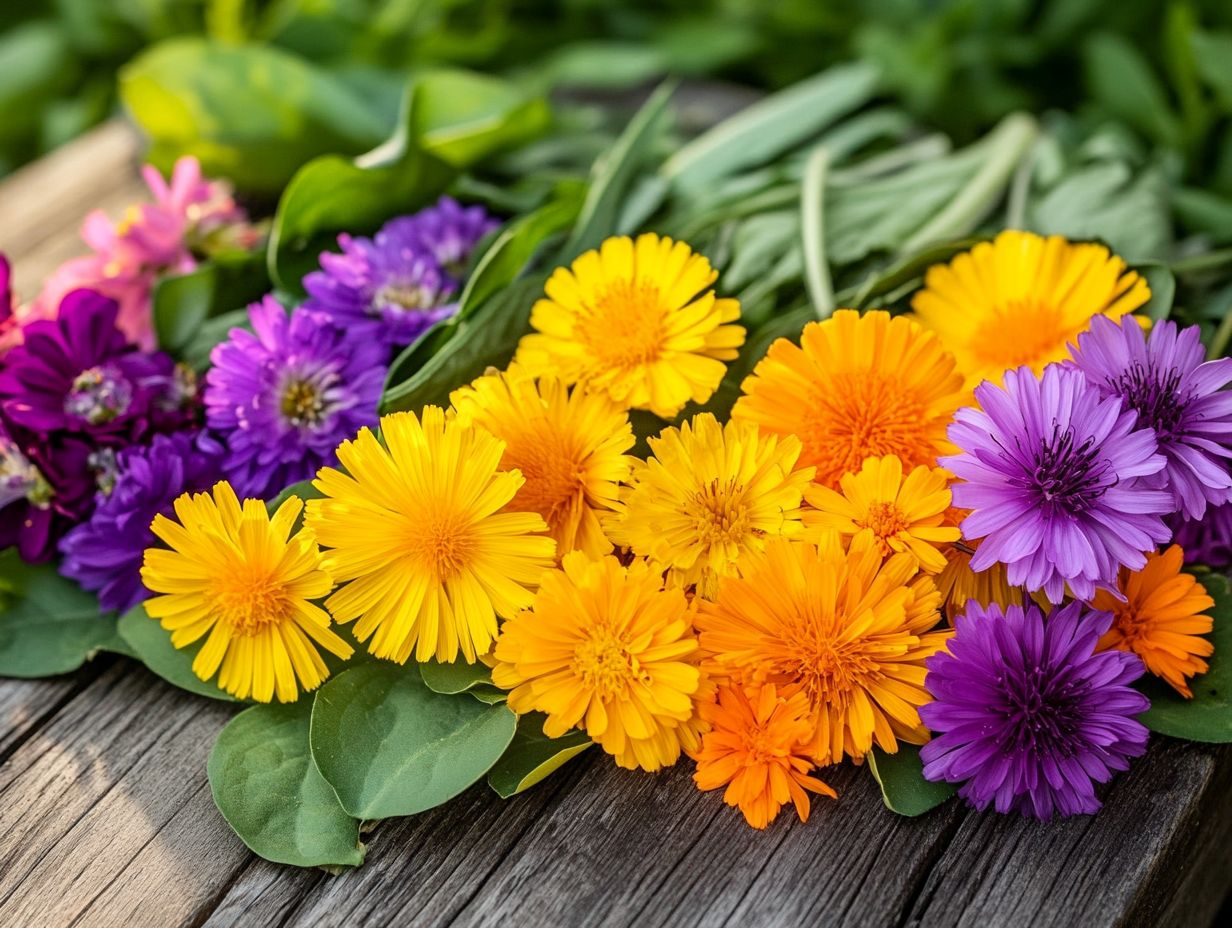 Illustration of Frequently Asked Questions about Edible Flowers