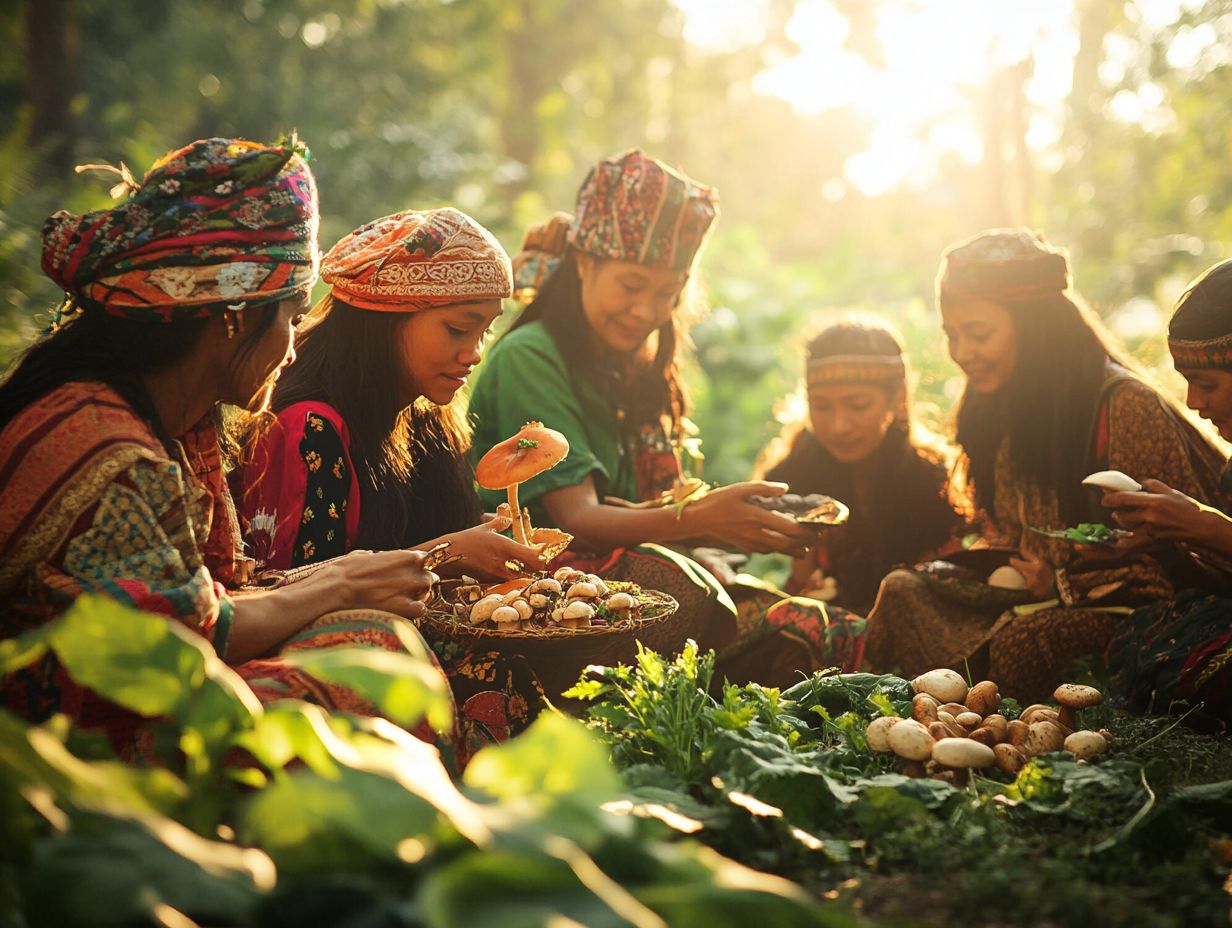 Comparing Foraging Practices in Various Cultures