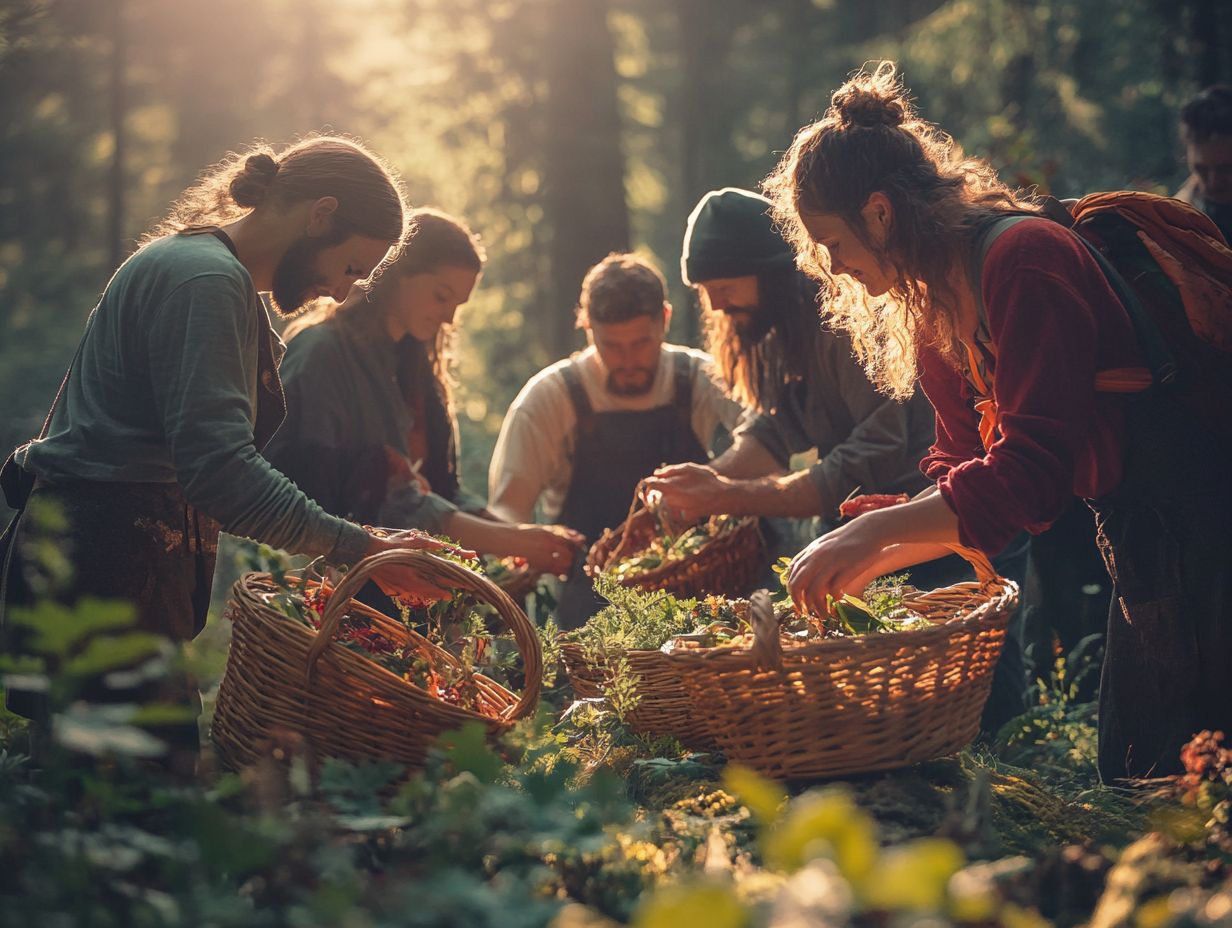 The Connection Between Foraging and Community