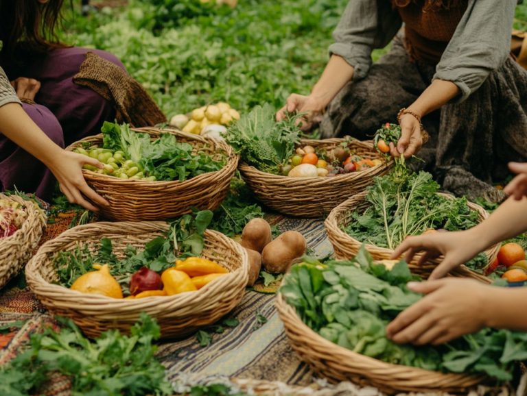 The Importance of Local Foraging Networks