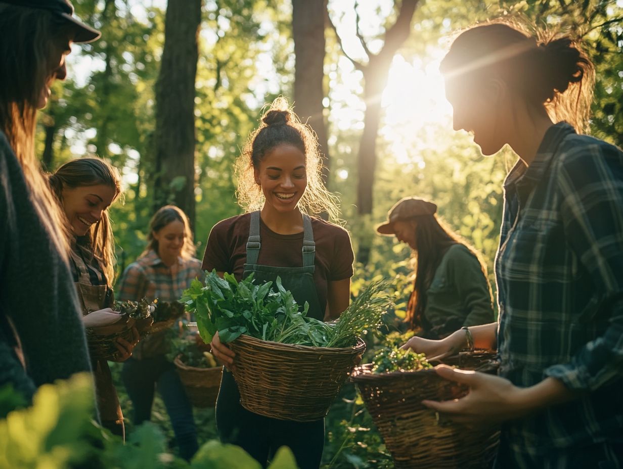 Image representing community foraging activities