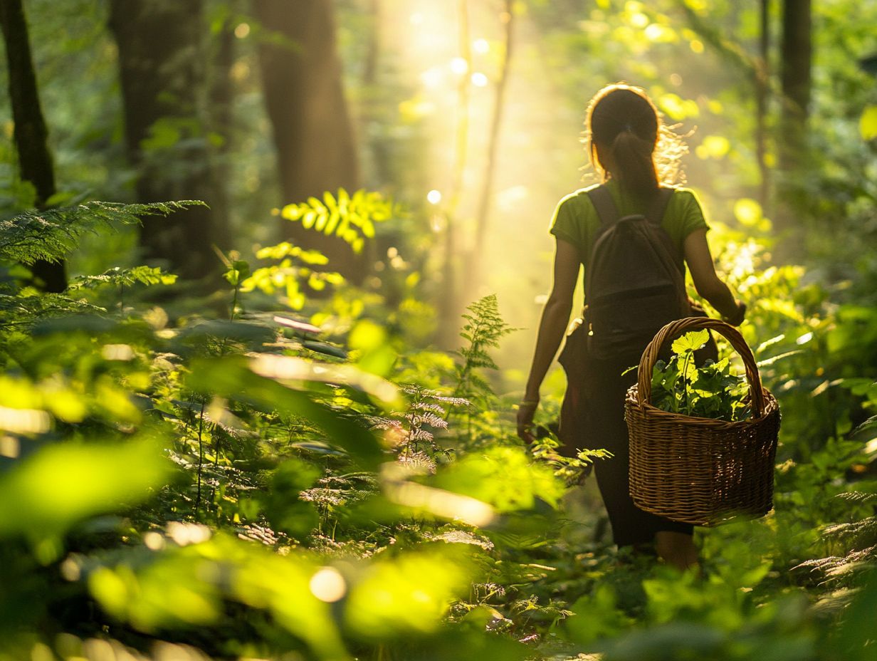 What is the role of conservation in wild foraging?