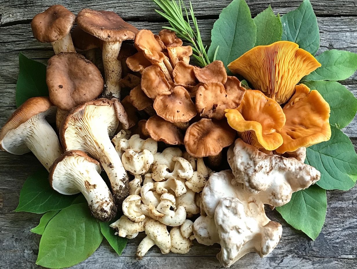 What Are the Top 5 Edible Fungi for Sustainable Foraging?