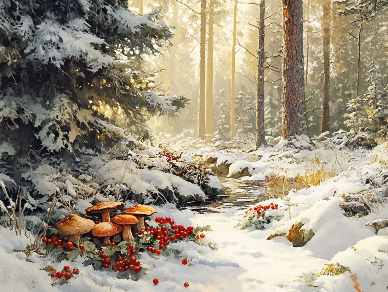 What Are the Precautions to Take While Foraging in Winter?