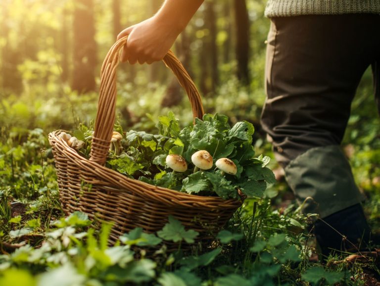 Using Foraging Techniques in Responsible Living