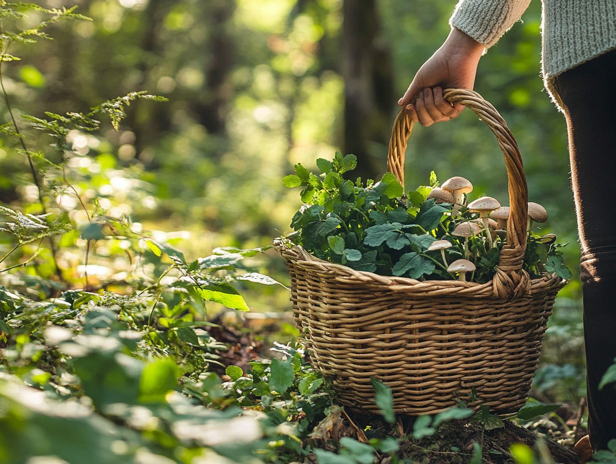 What are foraging techniques and how can they be used in responsible living?