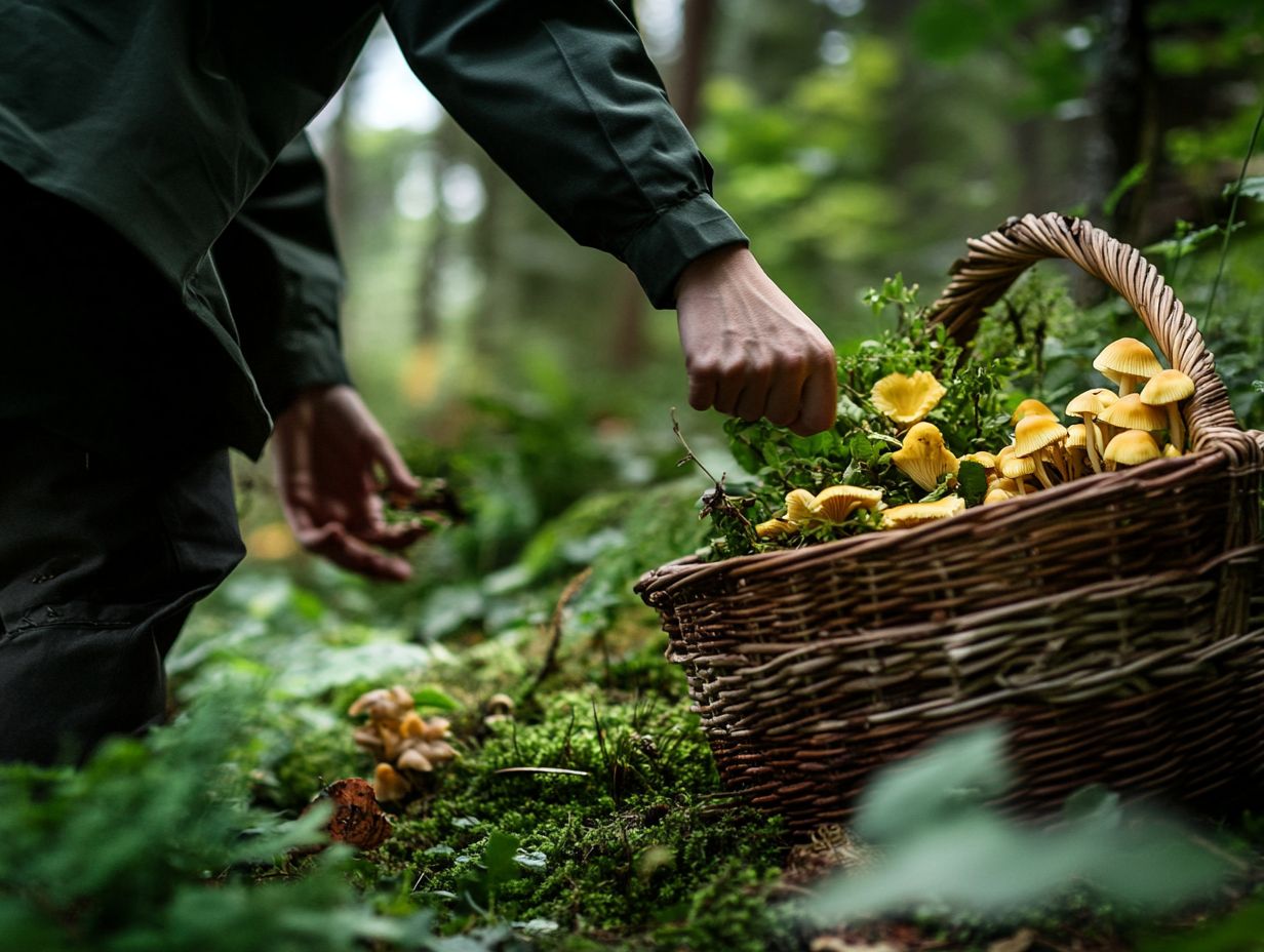 A variety of nutritious wild foods