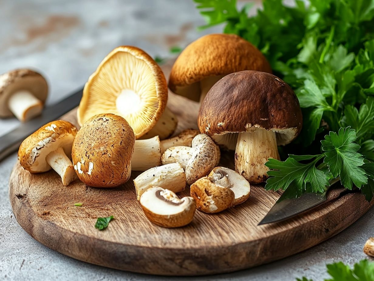 Popular Edible Mushrooms