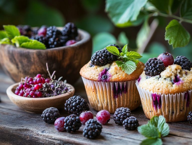 Wild Edible Muffins: A New Breakfast Favorite