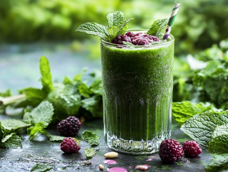 Wild Edible Smoothies: Nutrition and Recipes