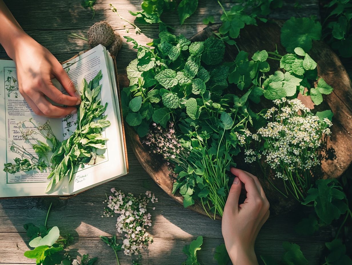 Image illustrating safety tips for wild edibles foraging.