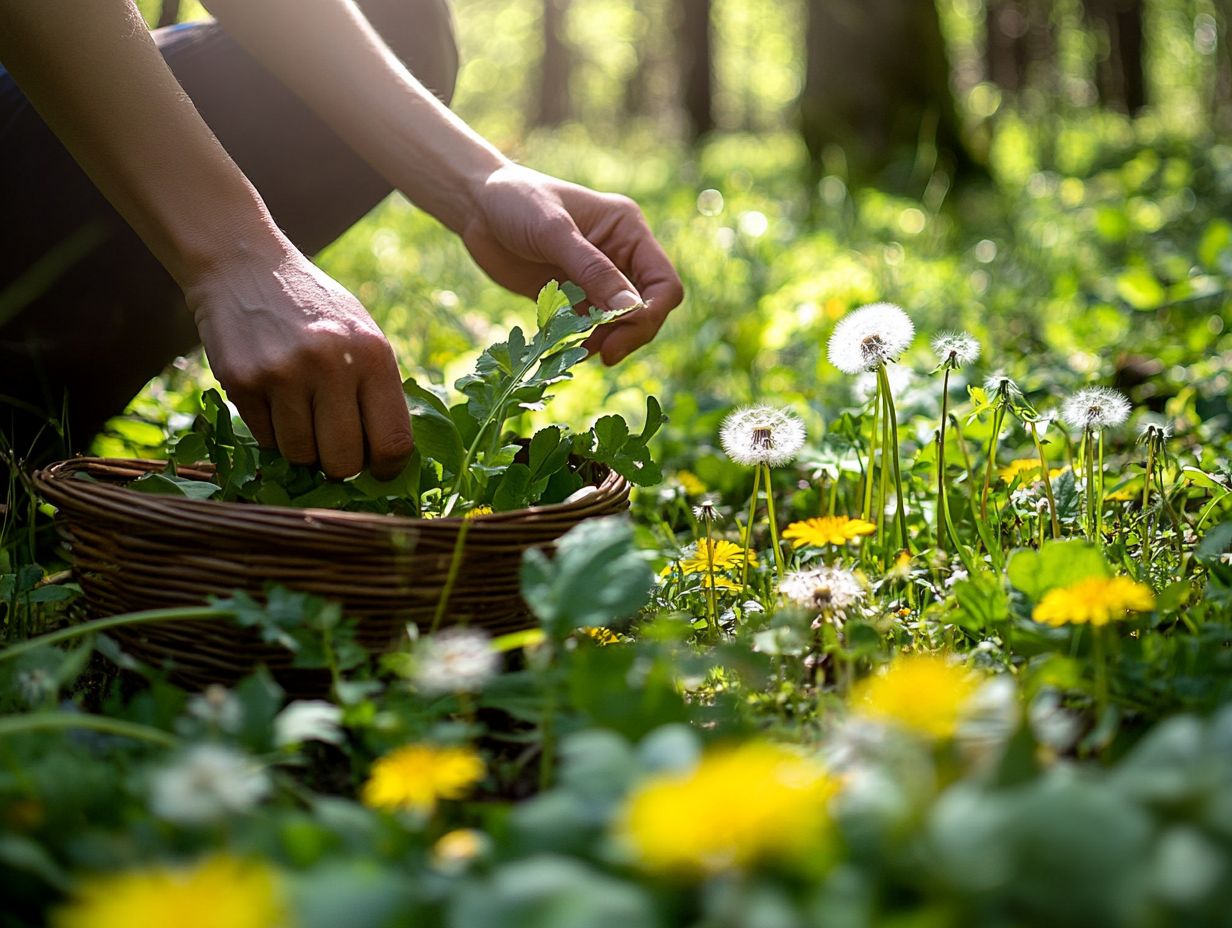 A guide to safely identifying wild edibles.