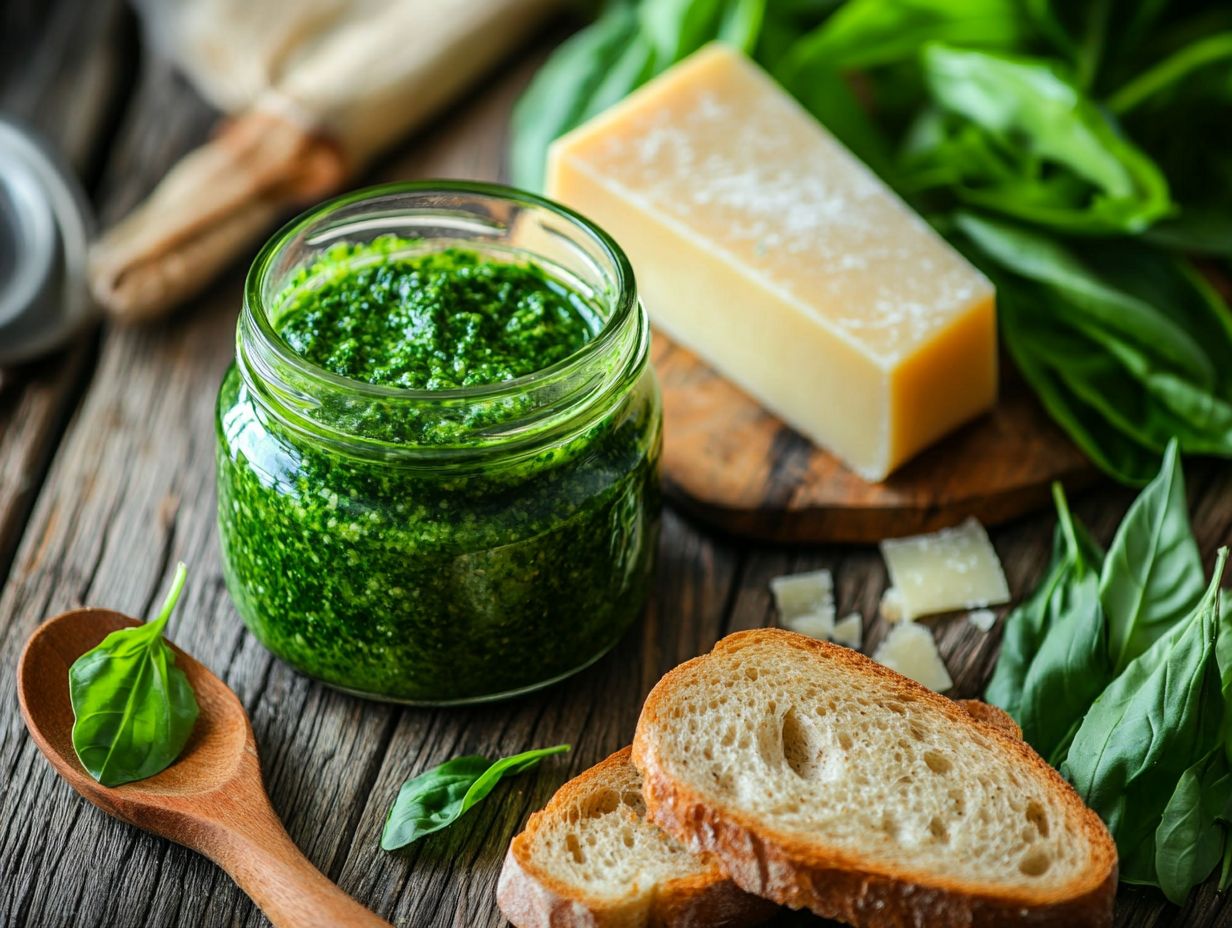 What is wild garlic pesto?